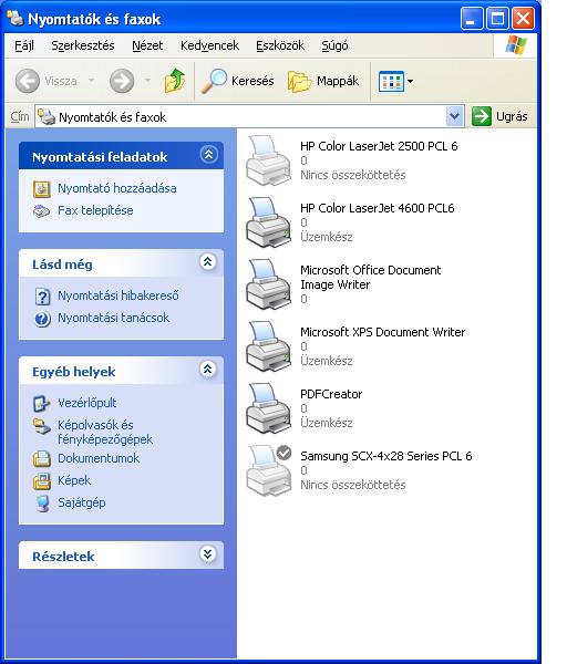 Printers and faxes