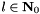 $l\in\mathbf{N}_{0}$