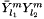 $\bar{Y}_{l_1}^{m}Y_{l_2}^{m}$