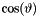 $\cos(\vartheta)$